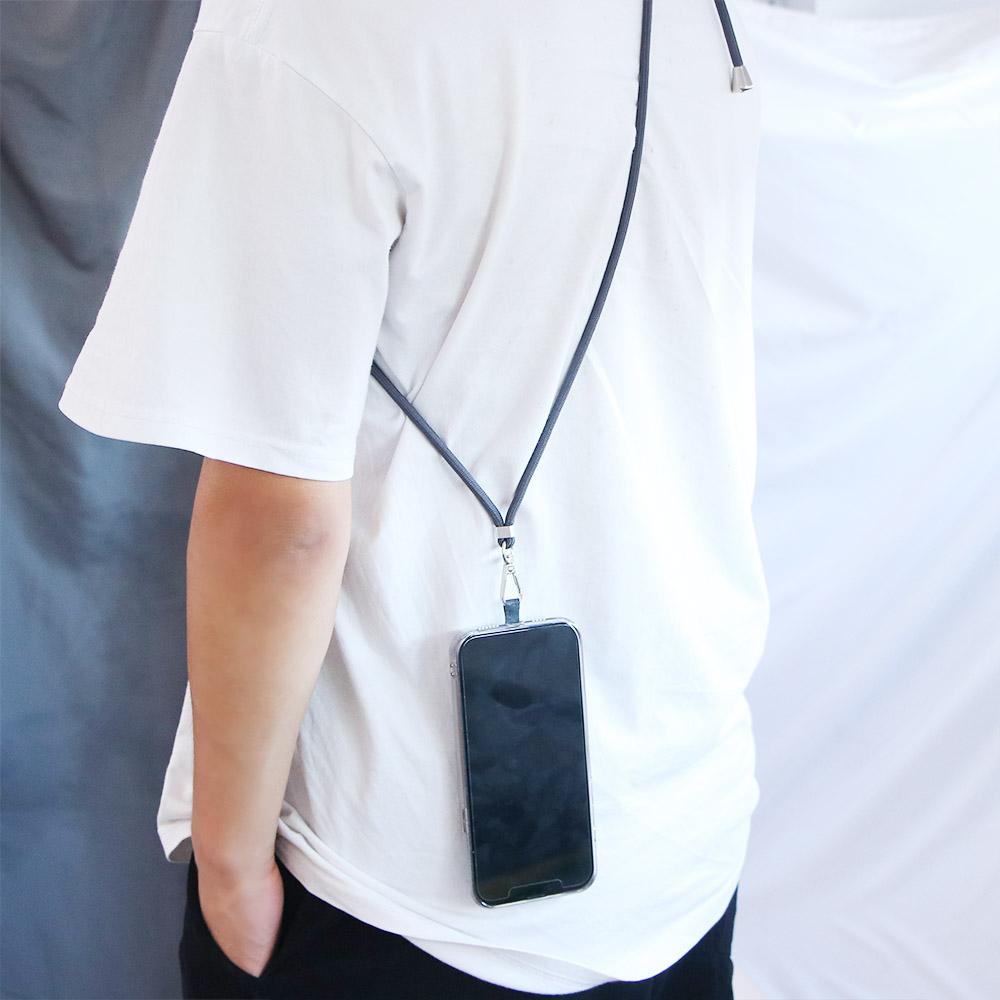Neck Hanging Phone Holder - สายคล้องโทรศัพท์ เชือกคล้องคอ สายคล้องโทรศัพท์แบบนุ่ม 9 สี ที่คล้องโทรศัพท์มือถือ