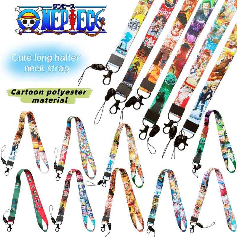 Neck Hanging Phone Holder - สายคล้องโทรศัพท์มือถือลายการ์ตูนอนิเมะวันพีซ, ที่ใส่บัตรแบบคล้องคอสุดน่ารัก, สายคล้องคอสุดสร้างสรรค์และทันสมัยที่ออกแบบได้ตามใจชอบ