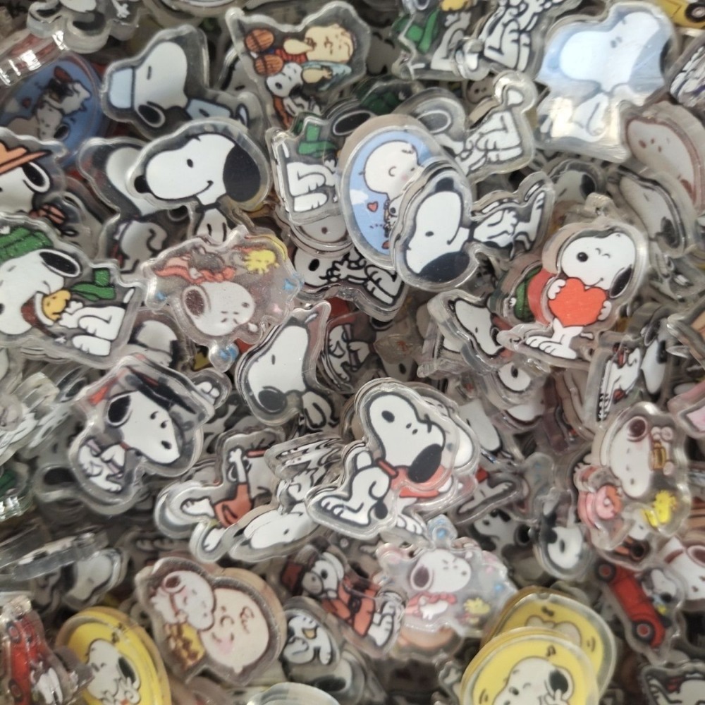 Phone Accessories Supplier - 50-100 ชิ้น 2 ซม. แผ่นอะคริลิคสนูปปี้ DIY