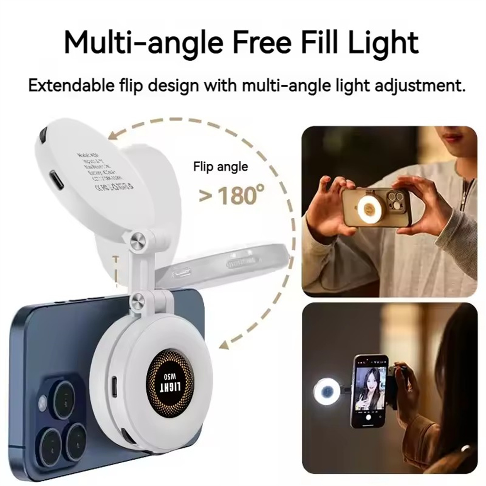 ไฟวงแหวนแบบพกพา 2in1 พับได้ ชา - Phone Accessories Popsocket บทวิจารณ์และราคา