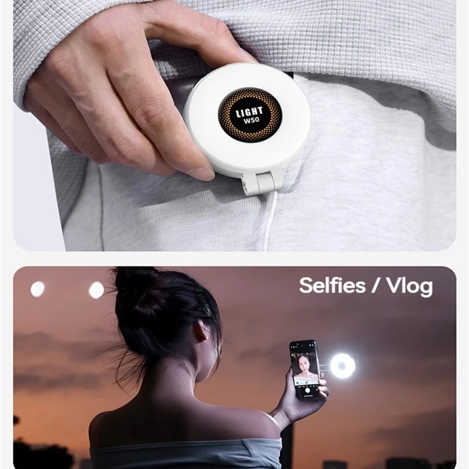 ไฟวงแหวนแบบพกพา 2in1 พับได้ ชา - Phone Accessories Popsocket บทวิจารณ์และราคา