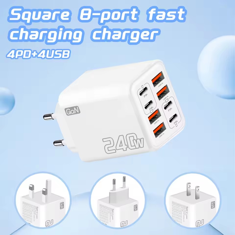 240W GAN USB C เครื่องชาร์จ 8  - Phone Accessories Supplier บทวิจารณ์และราคา