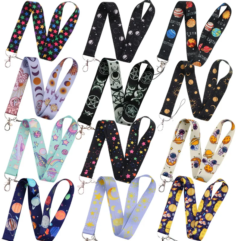 Space Planet Lanyard พวงกุญแจน - Neck Hanging Phone Holder บทวิจารณ์และราคา