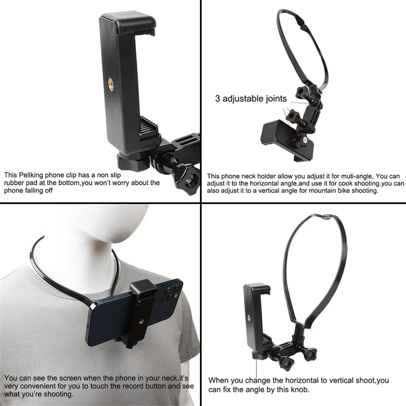 ที่วางโทรศัพท์แบบคล้องคอปรับระ - Neck Hanging Phone Holder บทวิจารณ์และราคา