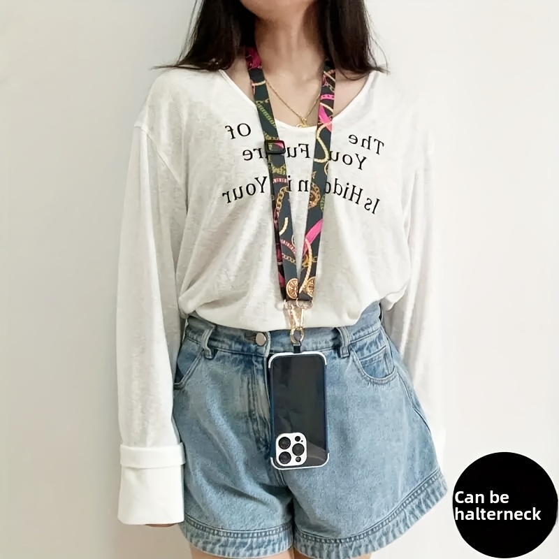สายคล้องโทรศัพท์ลายโทเท็มย้อนย - Neck Hanging Phone Holder บทวิจารณ์และราคา